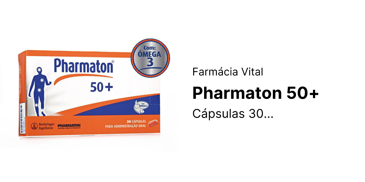 Pharmaton 50 Cápsulas 30 Farmácia Vital A Sua Farmacia Online