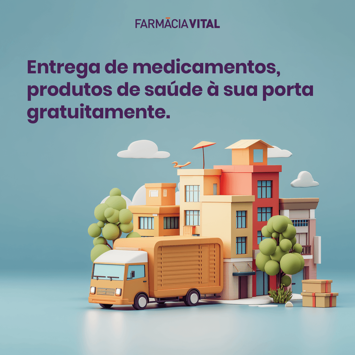 Entrega de medicamentos e Produtos de Saúde à sua porta gratuitamente