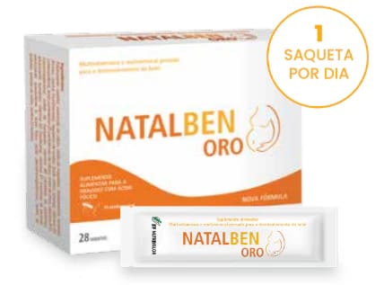 Natalben Oro pó saquetas x28