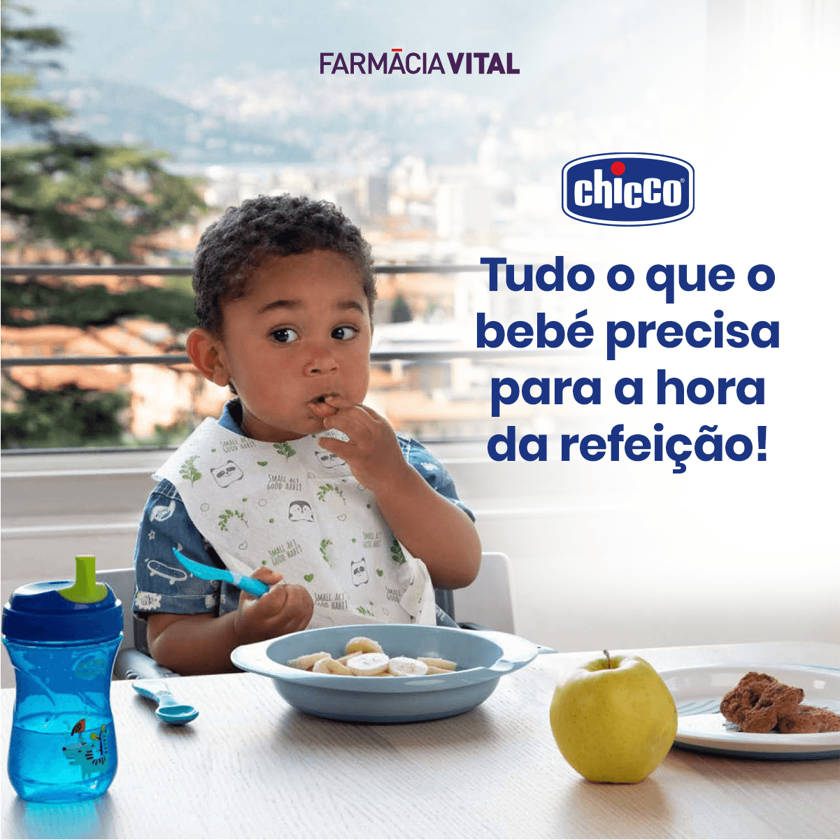 Tudo o que o bebé precisa para a hora da refeição!