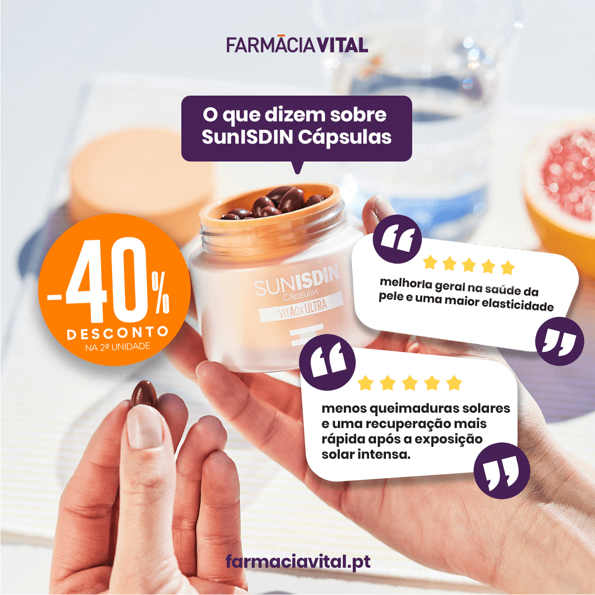 Gostaria de garantir uma proteção solar completa à sua pele?