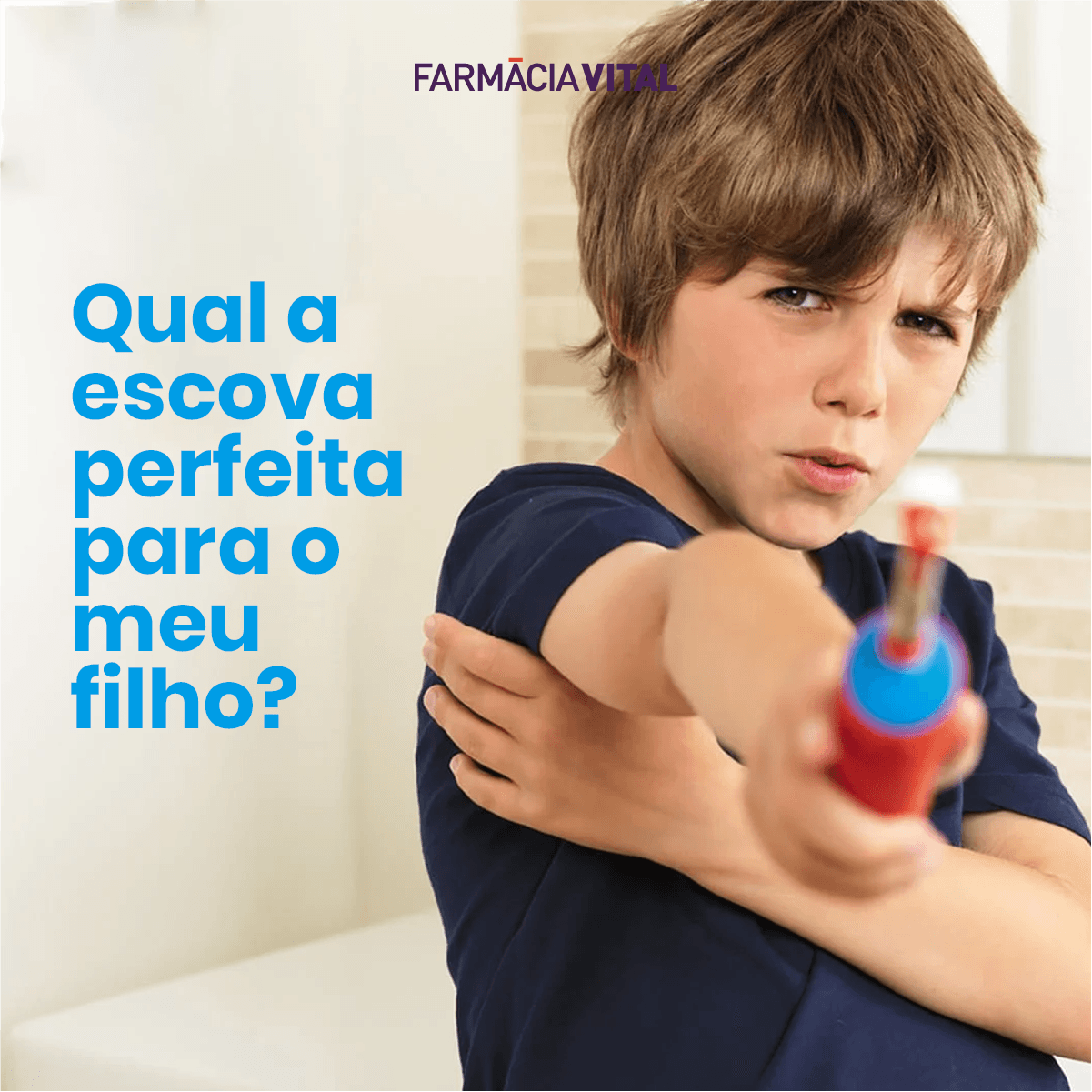Qual a escova de dentes perfeita para o meu filho?