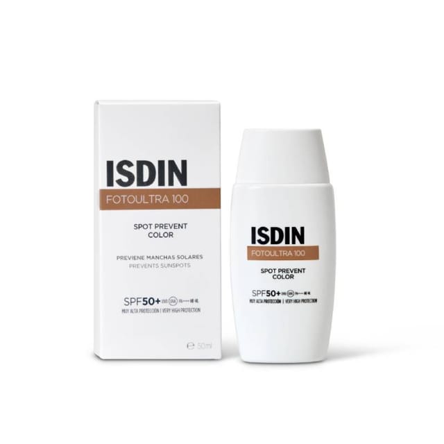 Protetor Solar Isdin FotoUltra100 Spot Prevent Color FPS50 Protetor Solar Isdin FotoUltra100 Spot Prevent Color FPS50